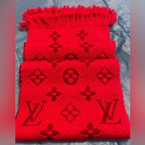 Louis Vuitton Red Scarf